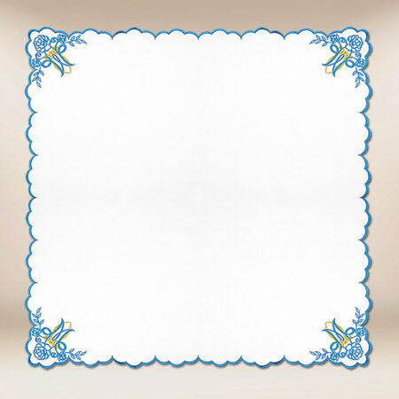 Embroidered Napkin "Mary Blue" 95X95