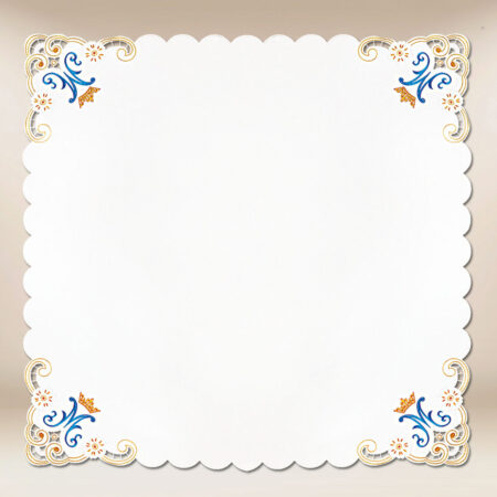 Embroidered napkin "Rosario" 110X110