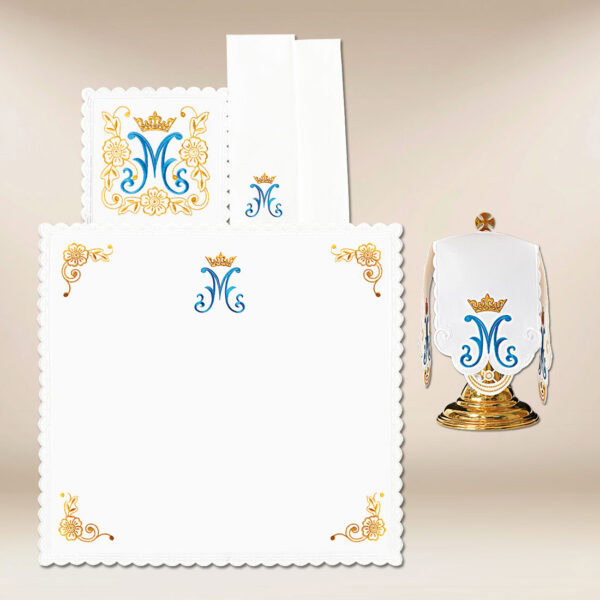 Rosario chalice linen set