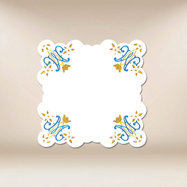 Embroidered Napkin "Mater Dei" 45X45