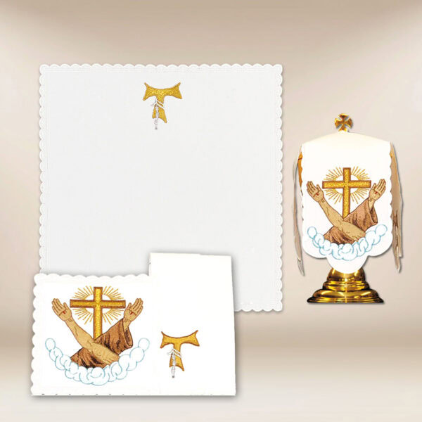 Franciscan chalice linen set