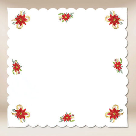 Embroidered Napkin Holy Family