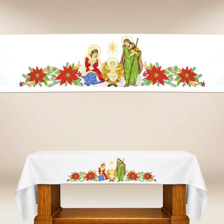 Embroidered Altar Cloth Holy Family