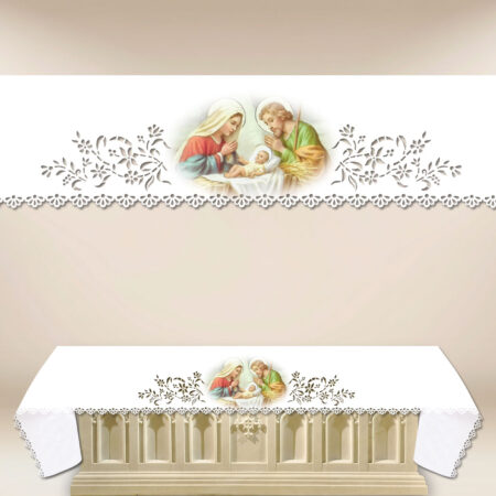 Lace altar cloth