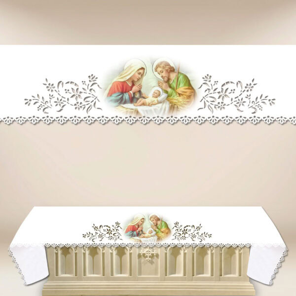 Lace altar cloth