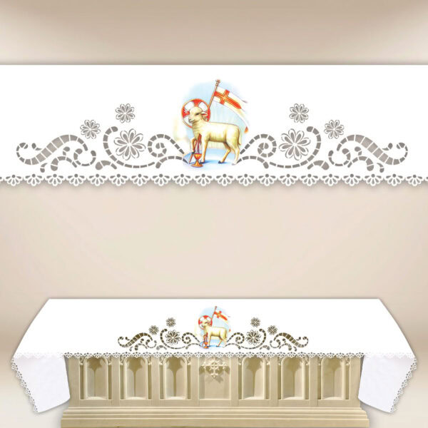 Lace altar cloth