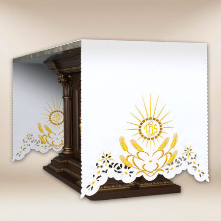 Eucharistic Altar Cloth with Side Embroidery