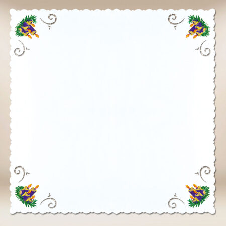 Embroidered Advent Napkin 95×95