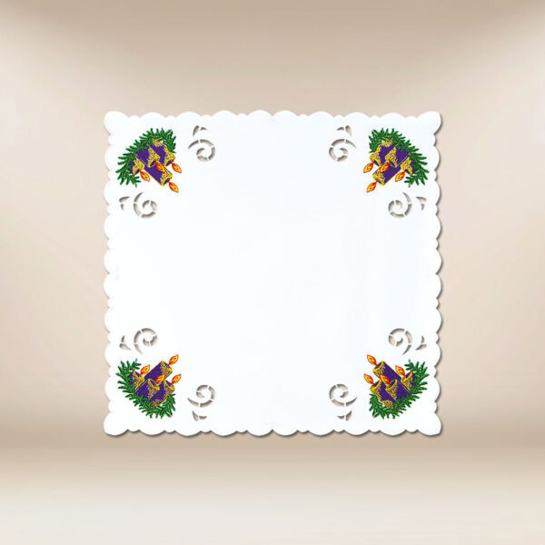Embroidered Advent Napkin 45×45