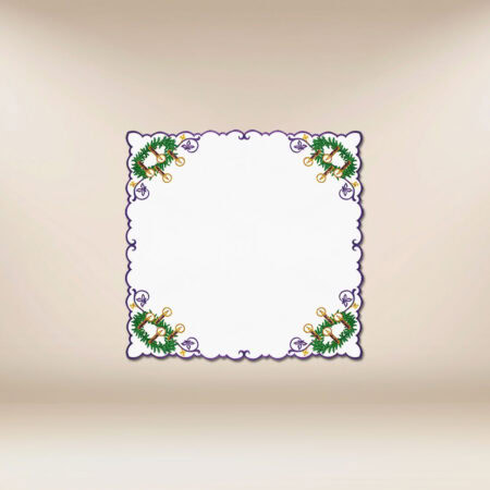 Embroidered Advent Napkin