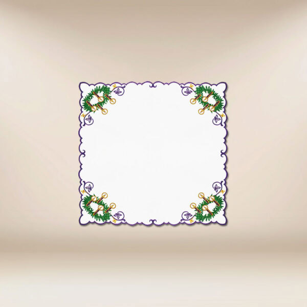 Embroidered Advent Napkin