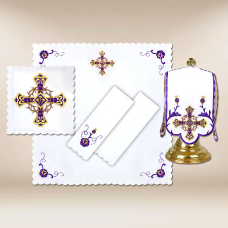 Set of chalice linens