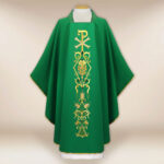 PX Green Liturgical Chasuble