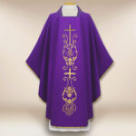 Liturgical Chasuble with Cross Motif