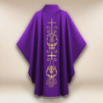 Liturgical Chasuble with Cross Motif