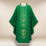 Liturgical Chasuble with Cross Motif