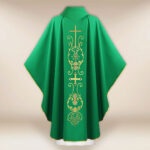Liturgical Chasuble with Cross Motif