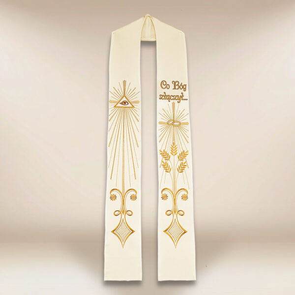 Embroidered Wedding Stole
