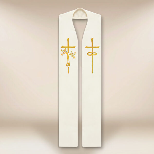 Embroidered Wedding Stole