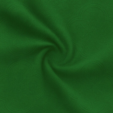 green jacquard fabric