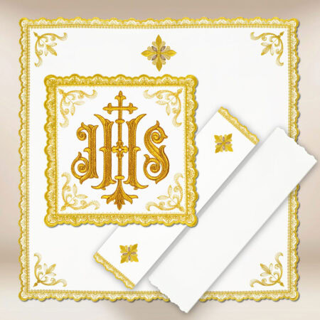 Chalice Linen Gold IHS