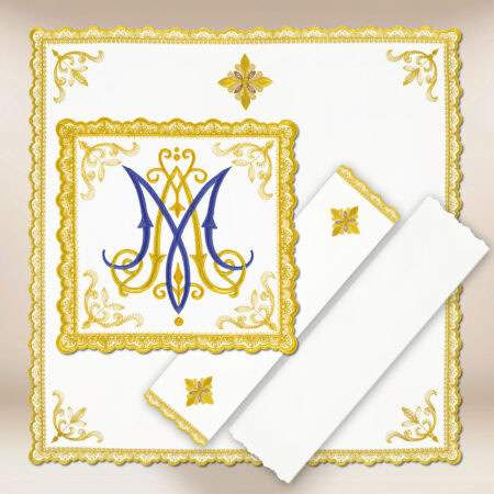 Gold Marian Chalice Linen