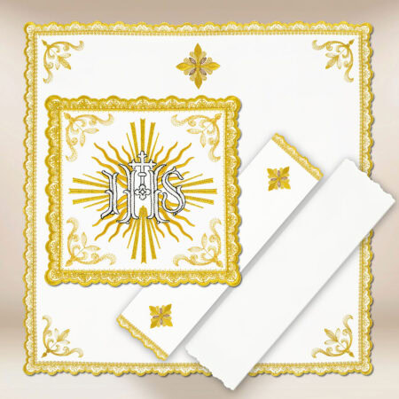 Chalice Linen Gold IHS