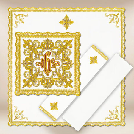 Chalice Linen Gold Rosette