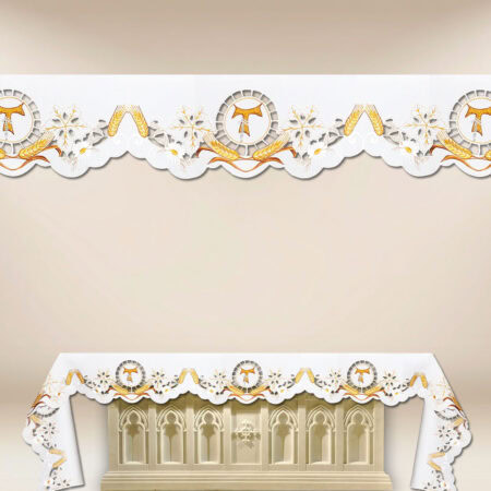 Embroidered Franciscan Altar Cloth