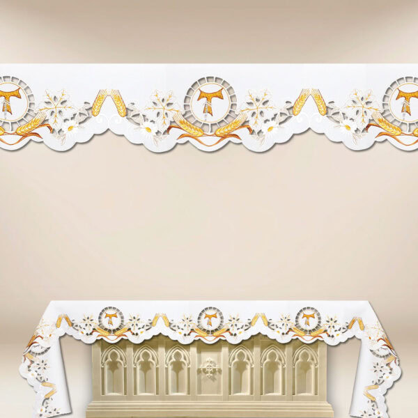 Embroidered Franciscan Altar Cloth