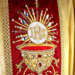 Silk Chasuble Richly Embroidered