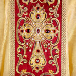 Silk Chasuble Richly Embroidered