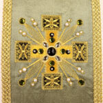 silk chasuble embroidered