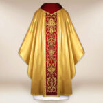 Silk Chasuble Richly Embroidered