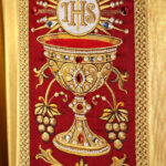 Silk Chasuble Richly Embroidered