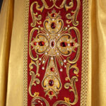 Silk Chasuble Richly Embroidered