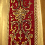 Silk Chasuble Richly Embroidered