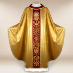 Silk Chasuble Richly Embroidered