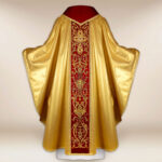 Silk Chasuble Richly Embroidered