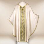 silk chasuble embroidered