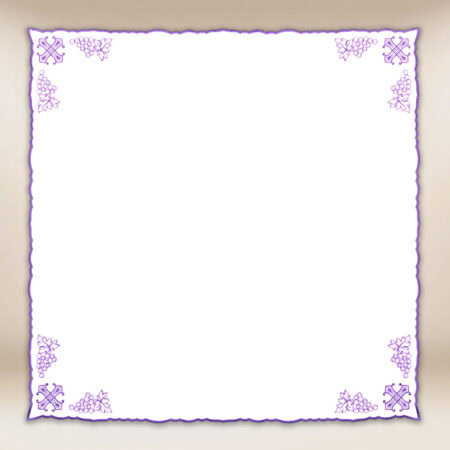 Embroidered Lent napkin