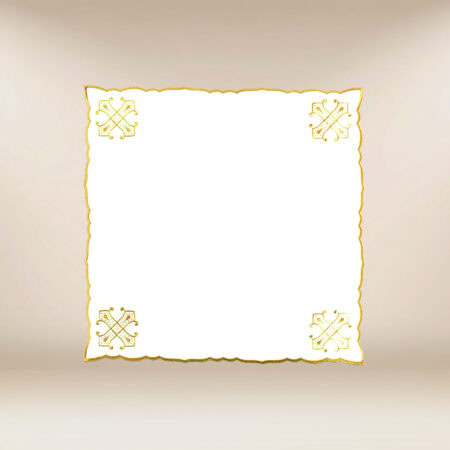 Embroidered Napkin Gold 45x45