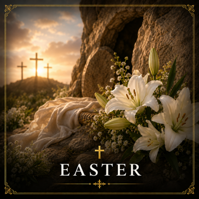 easter-cross-lilies-altar